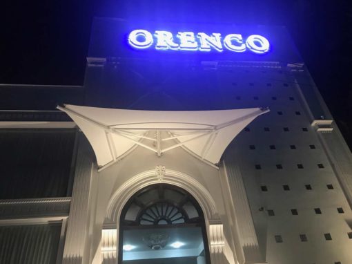 Entrance Canopy at Orenco Hotel