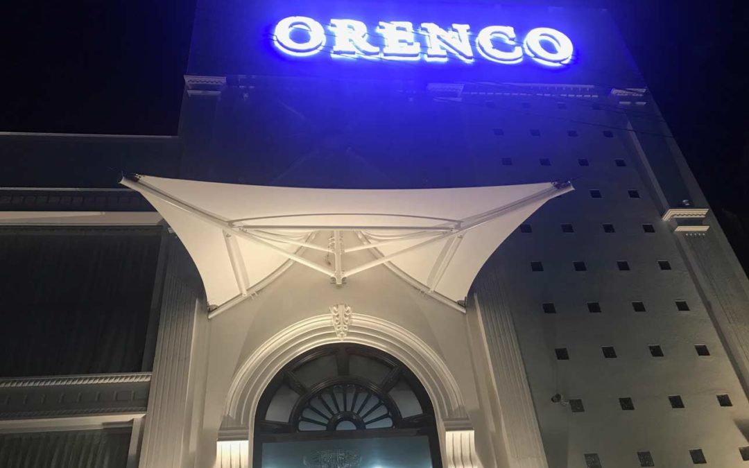 Entrance Canopy at Orenco Hotel